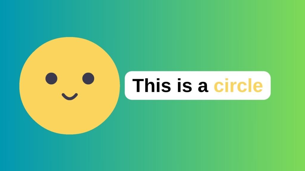 This is a circle.